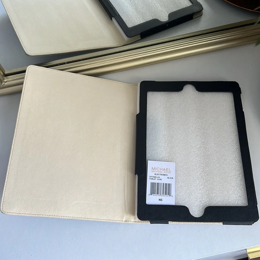 NWT - Michael Kors Black Tablet Case